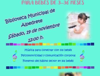 Imagen de la noticia Taller de música y lenguaje en familia para bebés de 3 a 36 meses