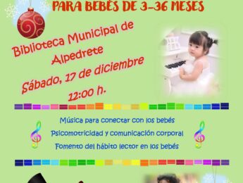 Imagen de la noticia Taller de música y lenguaje en familia para bebés de 3 a 36 meses. Especial Navidad