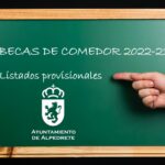 Imagen de la noticia Becas de comedor escolar 2022. Listados provisionales