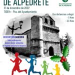 Cartel de la carrera san silvestre de Alpedrete