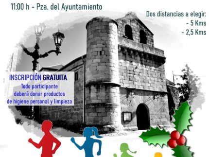 Cartel de la carrera san silvestre de Alpedrete