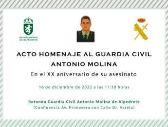 Imagen de la noticia Homenaje al Guardia Civil Antonio Molina