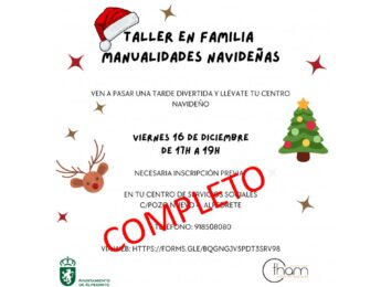 Imagen de la noticia Taller en familia. Manualidades navideñas