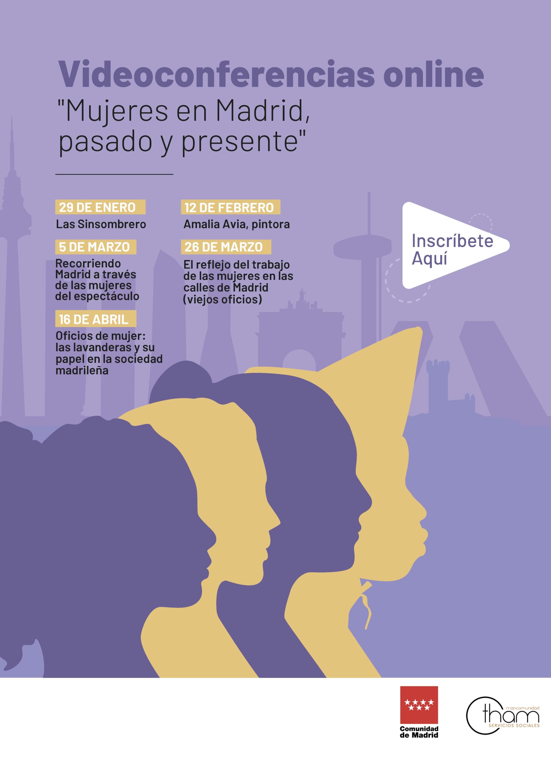 Imagen de la noticia Videoconferencias: “Mujeres en Madrid, pasado y presente”