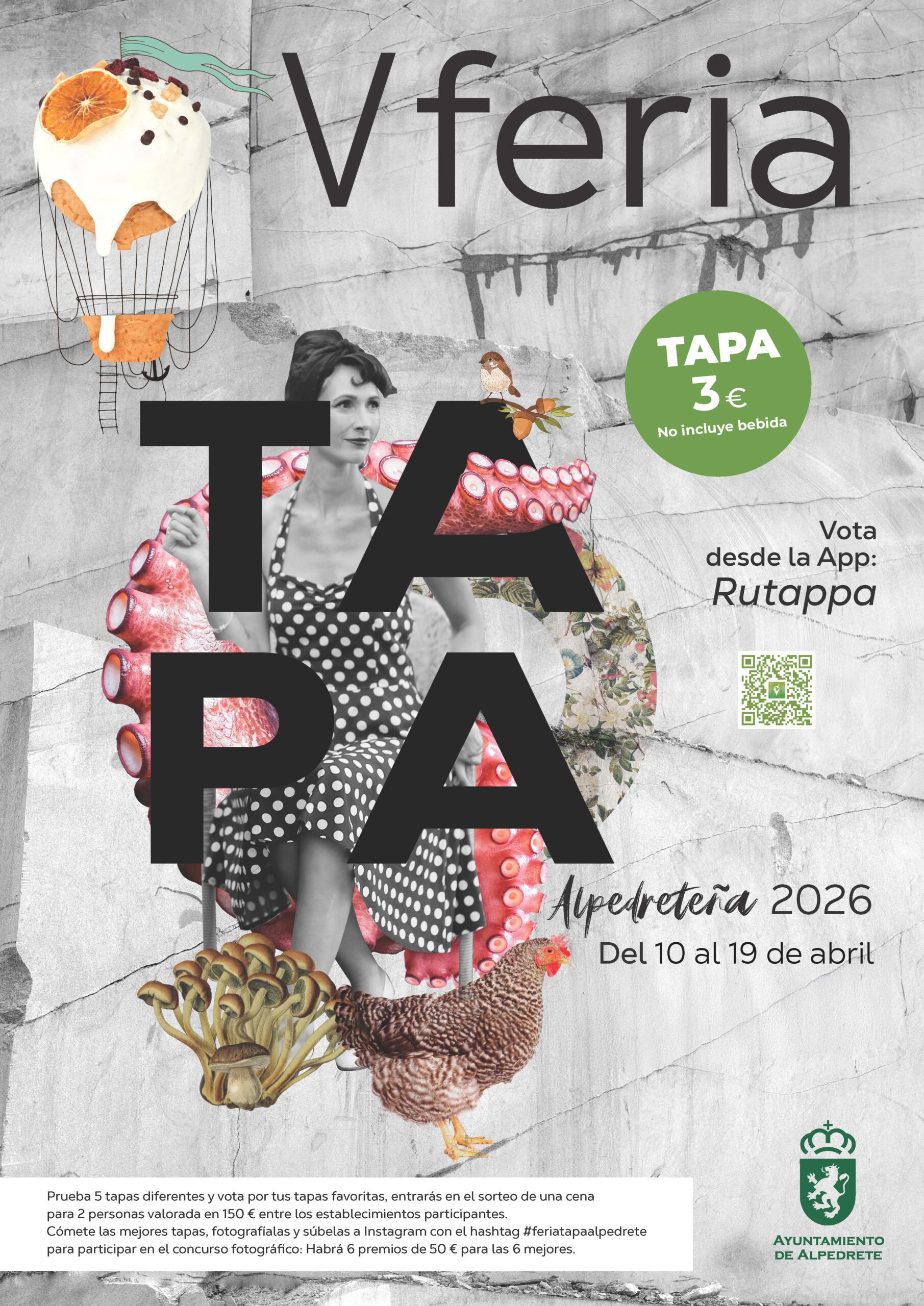 Imagen de la noticia Inscripciones para la V Feria de la Tapa Alpedreteña