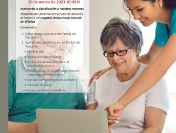 Imagen de la noticia Taller para mayores: aprende a usar el Portal del Paciente del Hospital General de Villalba