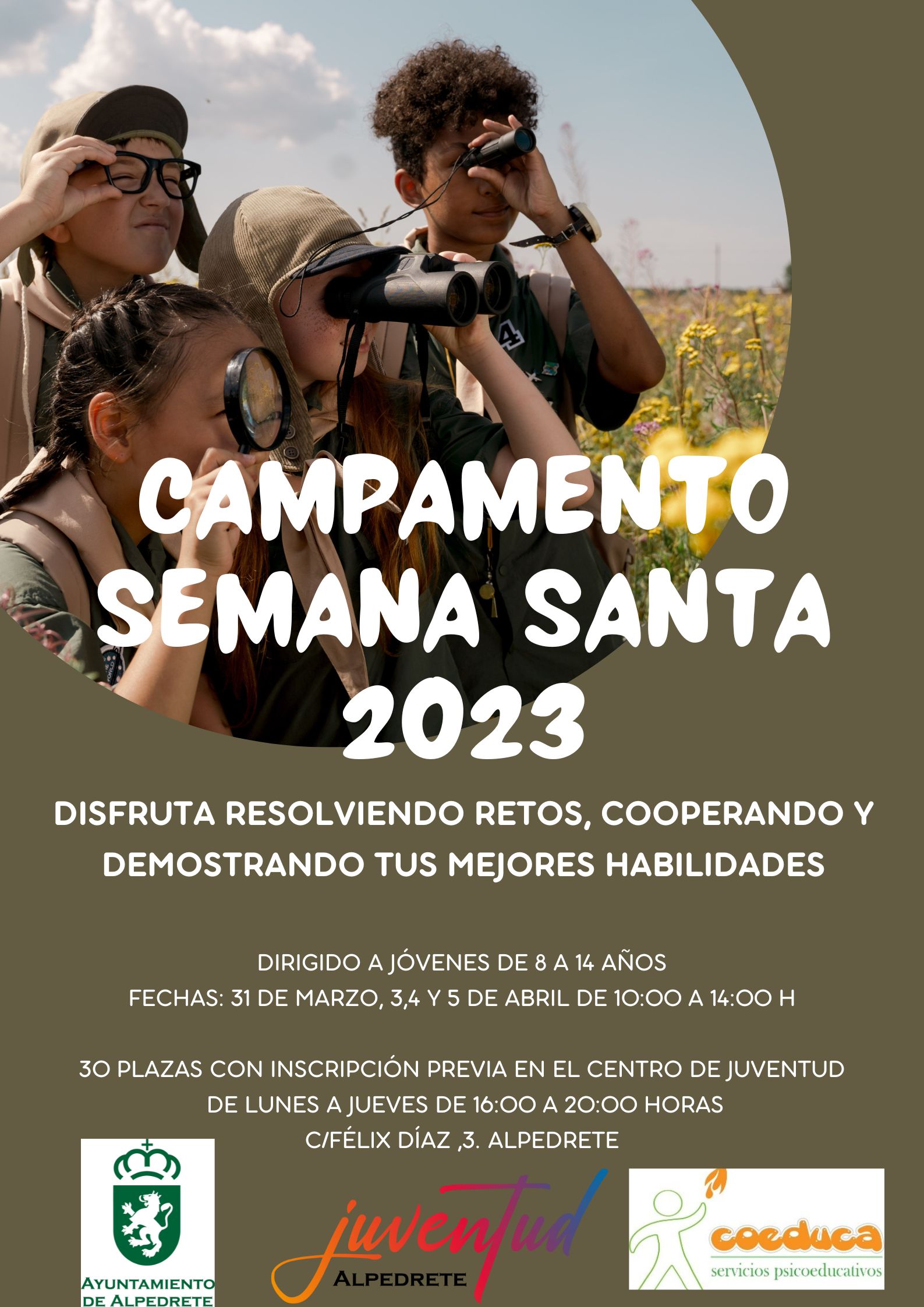 Imagen de la noticia Inscríbete al Campamento Urbano de Semana Santa