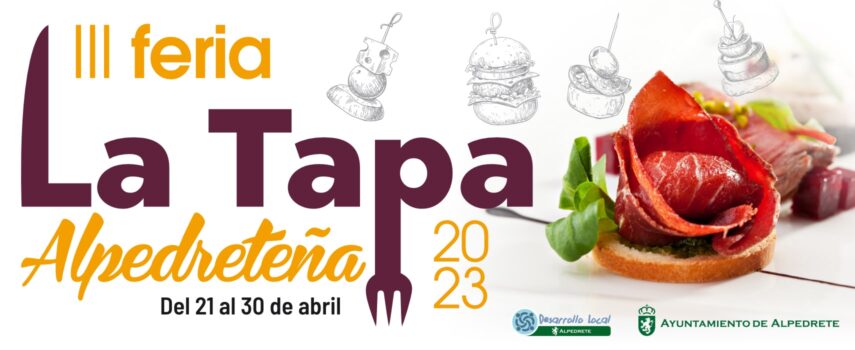 Apúntate a la III Feria de la Tapa Alpedreteña Imagen de la noticia Apúntate a la III Feria de la Tapa Alpedreteña