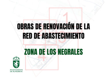 Comienzan las obras en la red de abastecimiento de los Negrales Imagen de la noticia Comienzan las obras en la red de abastecimiento de los Negrales
