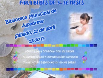 Imagen de la noticia Taller de música y lenguaje en familia para bebes de 3 a 36 meses