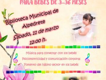 Imagen de la noticia Taller de música y lenguaje en familia para bebes de 3 a 36 meses