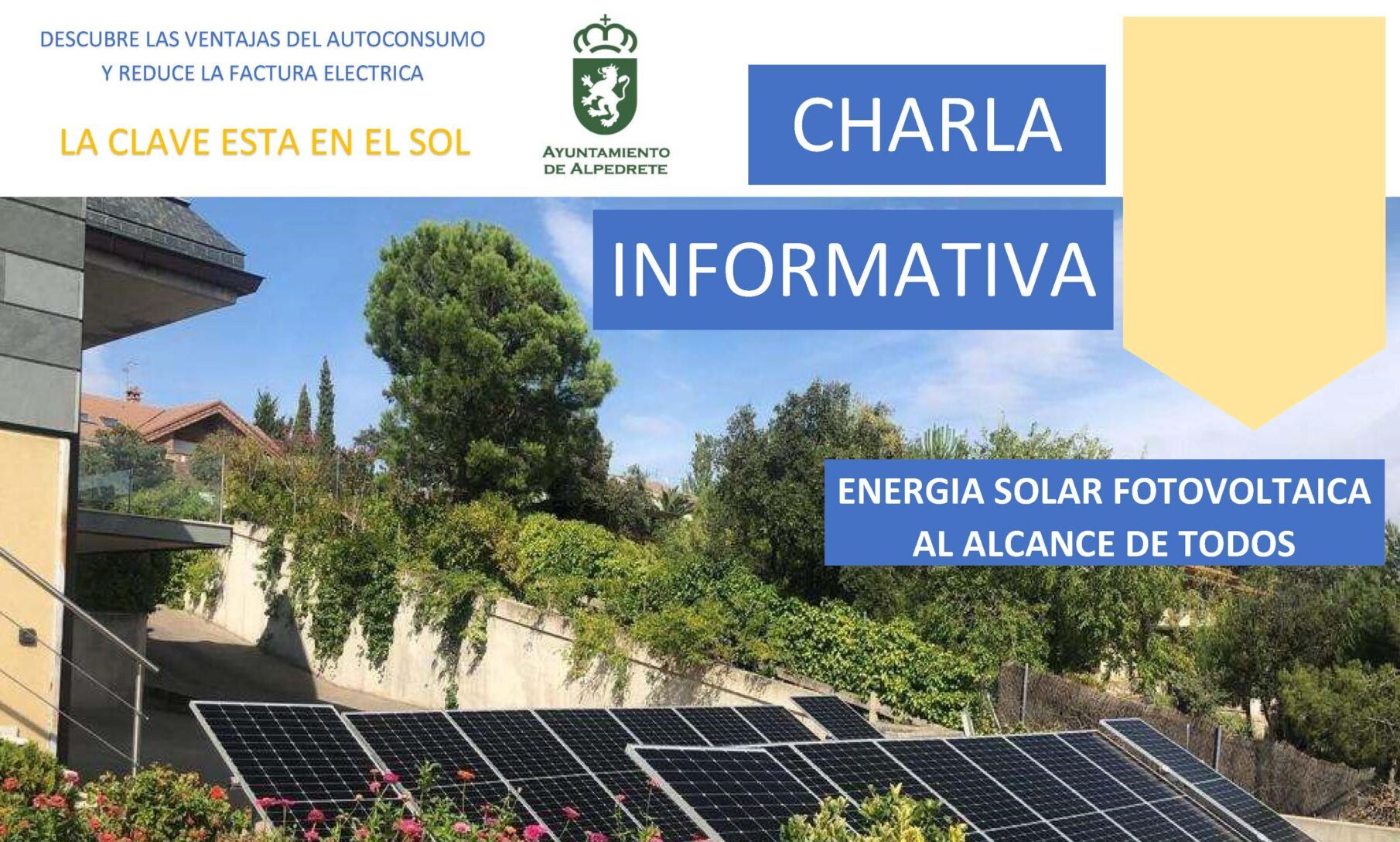 Imagen de la noticia Participa en la ponencia sobre autoconsumo fotovoltaico