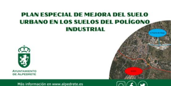 Polígono Industrial. Exposición del Plan Especial de Mejora de Suelo Urbano Imagen de la noticia Polígono Industrial. Exposición del Plan Especial de Mejora de Suelo Urbano
