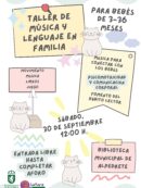 Imagen de la noticia Taller de música y lenguaje en familia para bebes de 3 a 36 meses