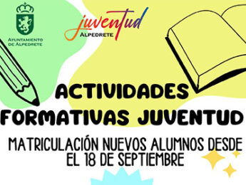 Imagen de la noticia Actividades formativas para los jóvenes de Alpedrete