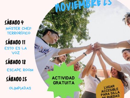 Imagen de la noticia Actividades de la Noche Joven para el mes de noviembre