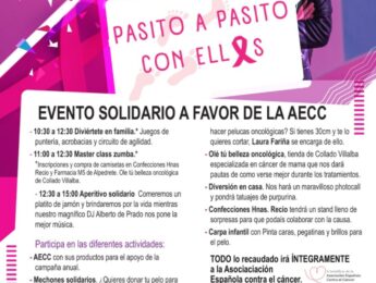 Imagen de la noticia Pasito a pasito, con ellas: un evento solidario a favor de la Asociación Española contra el Cáncer