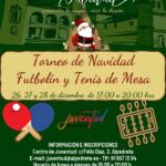 Imagen de la noticia Torneo de Navidad de tenis de mesa y futbolín