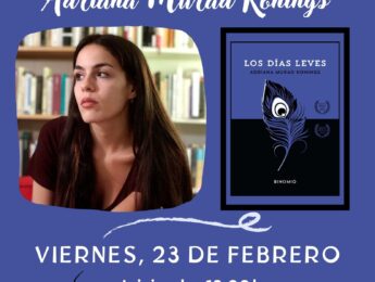 Imagen de la noticia Presentación literaria: “Los días leves” de Adriana Murad Konings