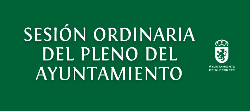 Imagen de la noticia CITACIÓN DE LA CELEBRACIÓN DE SESIÓN ORDINARIA DEL PLENO DEL AYUNTAMIENTO