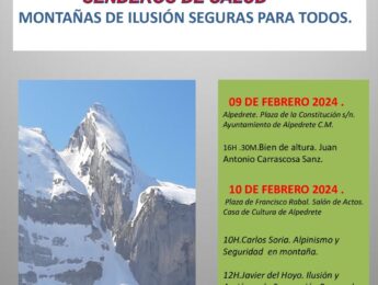 Imagen de la noticia Conferencias especializadas montañismo y escalada: “Senderos de salud”