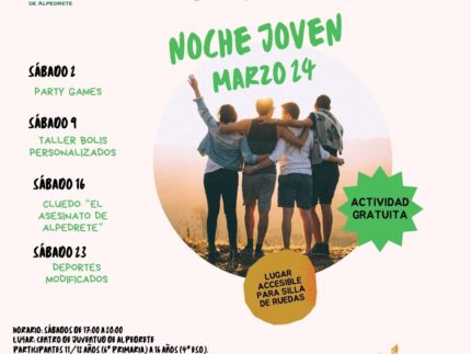 Imagen de la noticia Actividades de la Noche Joven en marzo