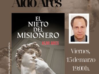 Imagen de la noticia Presentación literaria: “El nieto del misionero” de Aldo Ares