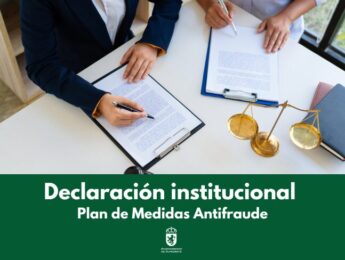 Imagen de la noticia Declaración institucional. Plan de Medidas Antifraude