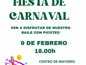 Imagen de la noticia Baile y cóctel de carnaval para nuestros mayores