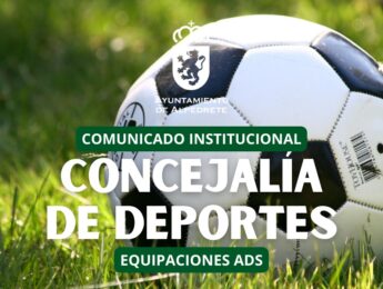 Imagen de la noticia Comunicado institucional. Concejalía de Deportes