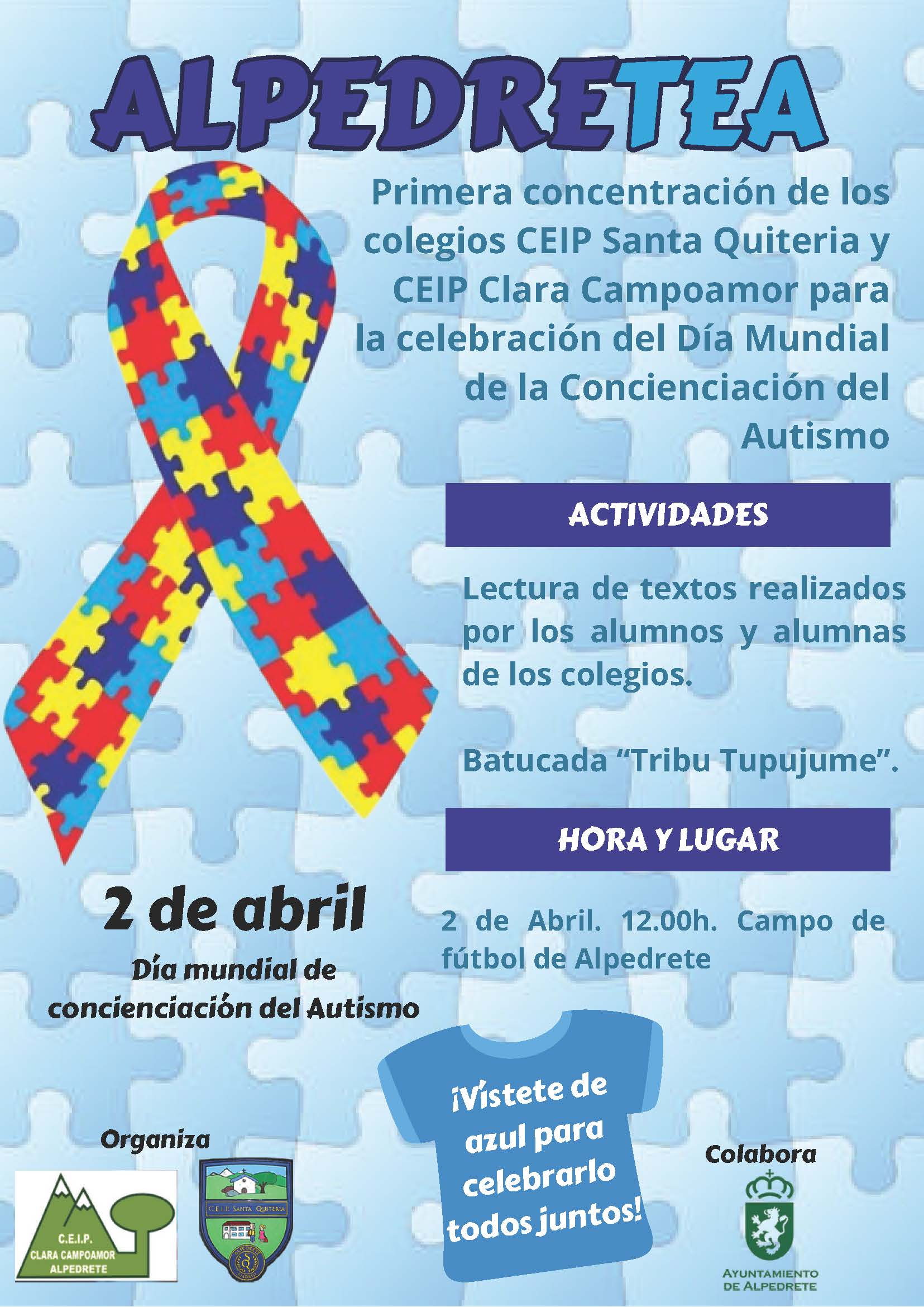 Imagen de la noticia I Edición de AlpedreTEA. Día Mundial de concienciación sobre el Autismo