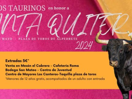 Imagen de la noticia Festejos taurinos en honor a Santa Quiteria