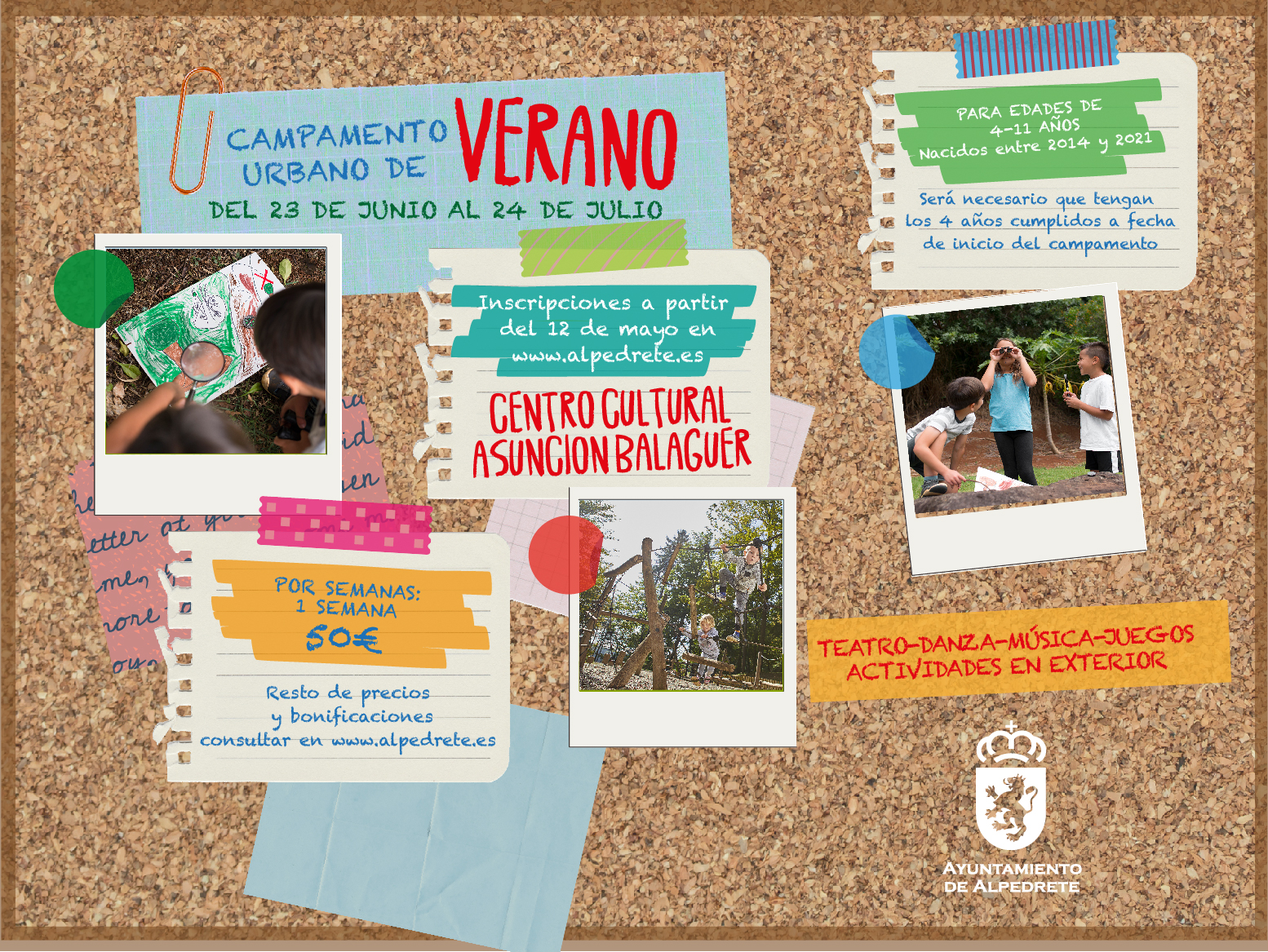 Campamento urbano de Cultura. Verano 2025 Imagen de la noticia Campamento urbano de Cultura. Verano 2025