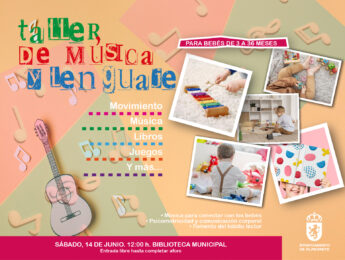 Taller de música y lenguaje en familia para bebés de 3 a 36 meses Imagen de la noticia Taller de música y lenguaje en familia para bebés de 3 a 36 meses