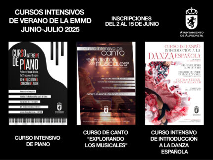 Imagen de la noticia Cursos intensivos de verano en la EMMD: canto, danza española y piano
