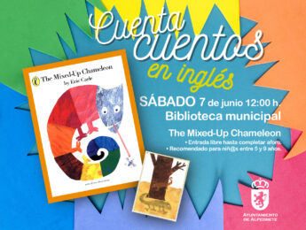 Cuentacuentos en inglés: “The Mixed-Up Chameleon” Imagen de la noticia Cuentacuentos en inglés: “The Mixed-Up Chameleon”
