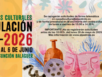 Matriculación 2025-2026 en la EMMD y talleres culturales Imagen de la noticia Matriculación 2025-2026 en la EMMD y talleres culturales