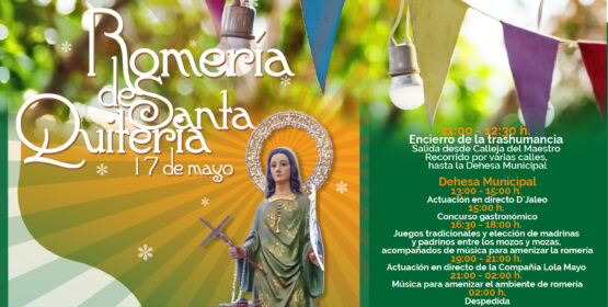 17 de mayo: Romería de Santa Quiteria Imagen de la noticia 17 de mayo: Romería de Santa Quiteria