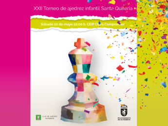 XXII Torneo de Ajedrez Infantil Santa Quiteria Imagen de la noticia XXII Torneo de Ajedrez Infantil Santa Quiteria
