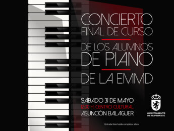 Concierto fin de curso. Alumnos de piano de la EMMD Imagen de la noticia Concierto fin de curso. Alumnos de piano de la EMMD