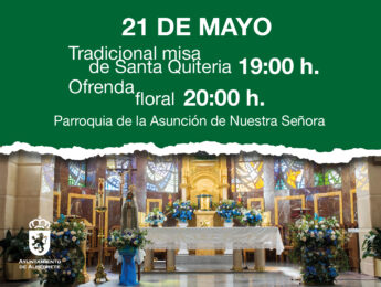 Tradicional misa de Santa Quiteria y ofrenda floral Imagen de la noticia Tradicional misa de Santa Quiteria y ofrenda floral