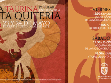 Imagen de la noticia Fiesta Taurina Santa Quiteria 2025