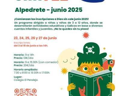 Imagen de la noticia Vuelven los Días sin Cole los días 23, 24, 25, 26 y 27 de junio de 2025
