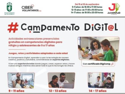 Imagen de la noticia Campamento digital en Alpedrete: prepara a tus hijos para un uso seguro de Internet, redes sociales y creación de contenidos