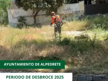 Las tareas de desbroce se mantendrán durante todo el mes de junio Imagen de la noticia Las tareas de desbroce se mantendrán durante todo el mes de junio