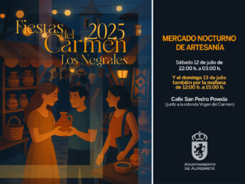 Mercado nocturno de artesanía. Fiestas del Carmen 2025 Imagen de la noticia Mercado nocturno de artesanía. Fiestas del Carmen 2025