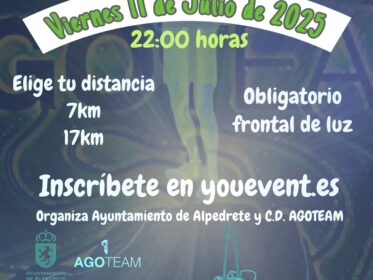 La carrera nocturna de Los Negrales celebra su V Edición en las Fiestas del Carmen Imagen de la noticia La carrera nocturna de Los Negrales celebra su V Edición en las Fiestas del Carmen