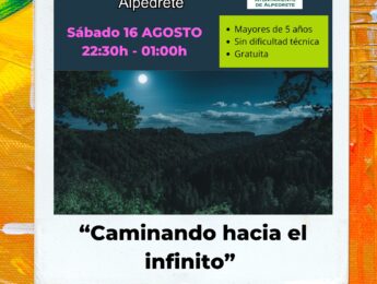 Imagen de la noticia Salida medioambiental. Las Perseidas: caminando hacia el infinito