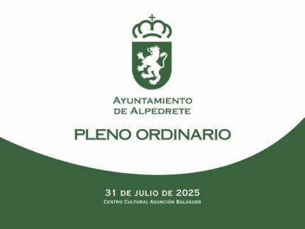Pleno ordinario 31 de julio