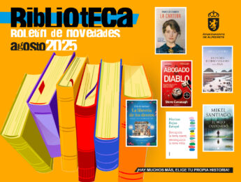 Biblioteca Municipal: boletín de novedades de agosto Imagen de la noticia Biblioteca Municipal: boletín de novedades de agosto